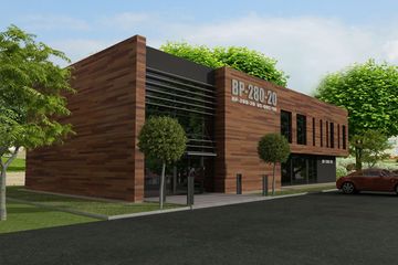  Projekt budynku usługowego PS-BP-280-20 (SLR1054) - projekt budynku z pełnym piętrem - Zdjęcie 1