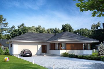  Projekt domu Driada 2 (BSE1002) - projekt domu parterowego - Zdjęcie 1