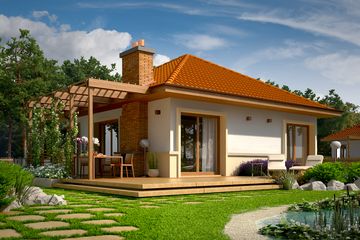  Projekt domu Tosia energo (WRC2381) - projekt domu parterowego - Zdjęcie 1