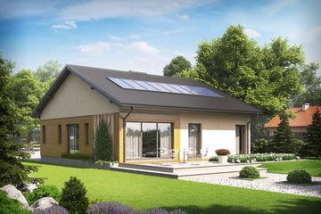  Projekt domu Armando G1 energo (WRC2386) - projekt domu parterowego - Zdjęcie 2