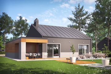  Projekt domu Edwin II G1 energo (WRC2393) - projekt domu parterowego - Zdjęcie 1