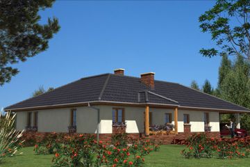  Projekt domu L-13 Dom tradycyjny (BBD1013) - projekt domu parterowego - Zdjęcie 1