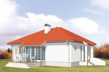  Projekt domu Koliber (KSA1025) - projekt domu parterowego - Zdjęcie 1