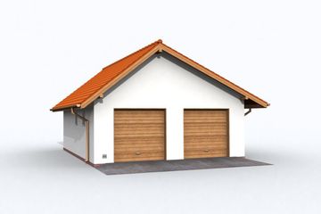  Projekt garażu G1 (SLN1101) - projekt garażu parterowego - Zdjęcie 1