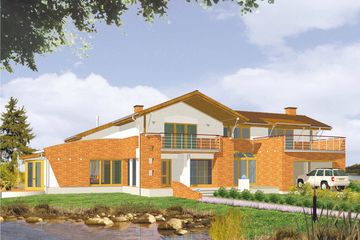  Projekt domu Magnat (KSA1035) - projekt domu z pełnym piętrem - Zdjęcie 1