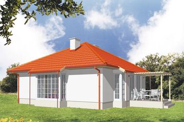  Projekt domu Orion (KSA1042) - projekt domu parterowego - Zdjęcie 1