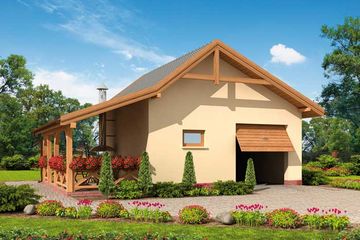  Projekt garażu G37 (SLN1133) - projekt garażu parterowego - Zdjęcie 1