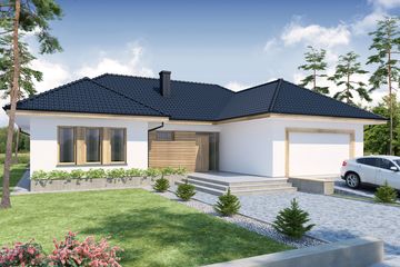  Projekt domu Ismena 2 (WRW1165) - projekt domu parterowego - Zdjęcie 1