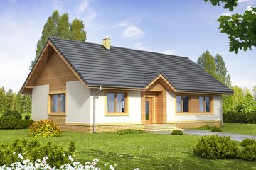  Projekt domu Sezam 2 (WOF1027) - projekt domu parterowego - Zdjęcie 1