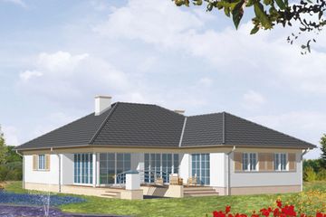  Projekt domu Relax (KSA1053) - projekt domu parterowego - Zdjęcie 1