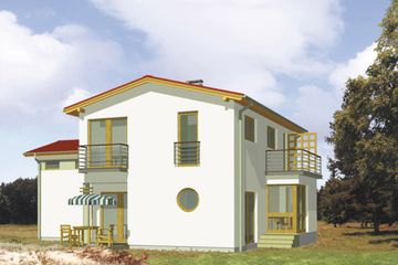  Projekt domu Sopran (KSA1058) - projekt domu z pełnym piętrem - Zdjęcie 1