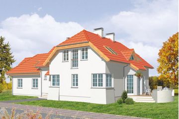  Projekt domu Wilanów (KSA1071) - projekt domu parterowego z poddaszem - Zdjęcie 1
