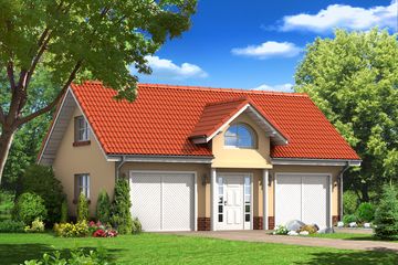  Projekt garażu g 2 (02) (KRP1531) - projekt garażu parterowego - Zdjęcie 1