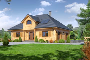  Projekt domu Dębogóra 5 (KRP1547) - projekt domu parterowego - Zdjęcie 1