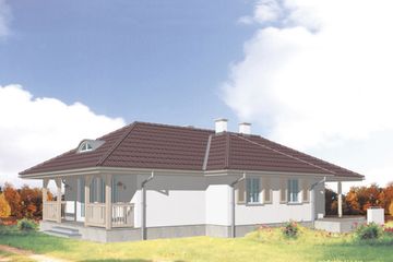  Projekt domu Teksas (KSA1091) - projekt domu parterowego - Zdjęcie 1