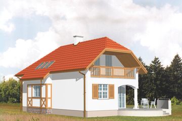  Projekt domu Adria (KSA1093) - projekt domu parterowego z poddaszem - Zdjęcie 1