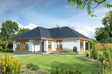  Projekt domu Liverpool DCB11 (WOB1000) - projekt domu parterowego - Zdjęcie 1