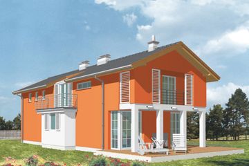  Projekt domu Kamel (KSA1102) - projekt domu z pełnym piętrem - Zdjęcie 1