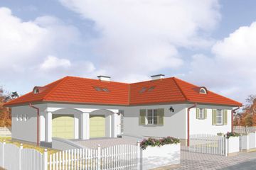  Projekt domu Salamandra max (KSA1112) - projekt domu parterowego - Zdjęcie 1