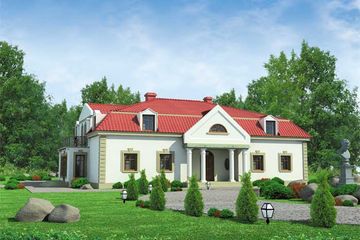  Projekt domu Virginia (SLN1078) - projekt domu parterowego z poddaszem - Zdjęcie 1