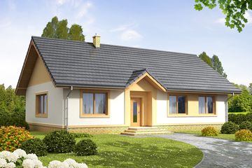  Projekt domu Sezam 2 energo (WOF1036) - projekt domu parterowego - Zdjęcie 1