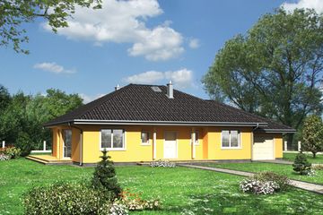  Projekt domu Eliza (996) (KRD2020) - projekt domu parterowego - Zdjęcie 1
