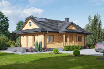  Projekt domu Zawoja dw 7 (KRP1077) - projekt domu parterowego - Zdjęcie 1