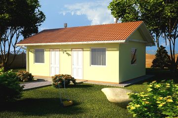  Projekt budynku gospodarczego G5 - Budynek gospodarczy (PRA1004) - projekt budynku parterowego - Zdjęcie 1