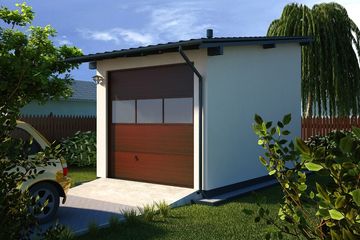  Projekt garażu G14 - Budynek garażowy (PRA1013) - projekt garażu parterowego - Zdjęcie 1