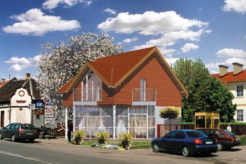  Projekt sklepu WB-3867 (KRA3551) - projekt sklepu parterowego - Zdjęcie 1