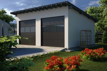  Projekt garażu G26 - Budynek garażowy (PRA1025) - projekt garażu parterowego - Zdjęcie 1
