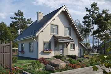  Projekt domu Aster Neo (1177) (KRD2147) - projekt domu parterowego z poddaszem - Zdjęcie 1