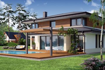  Projekt domu Salomon (WRW1029) - projekt domu z pełnym piętrem - Zdjęcie 1