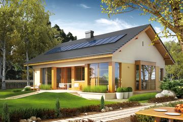  Projekt domu Karmela (WRC2002) - projekt domu parterowego - Zdjęcie 1