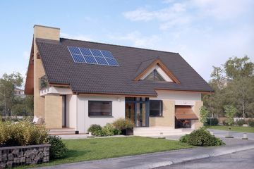  Projekt domu Amber (BSA1314) - projekt domu parterowego z poddaszem - Zdjęcie 3