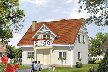  Projekt domu Azalia (BSA1315) - projekt domu parterowego z poddaszem - Zdjęcie 1