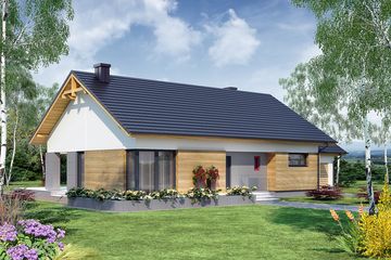  Projekt domu Duris (WRW1138) - projekt domu parterowego - Zdjęcie 1