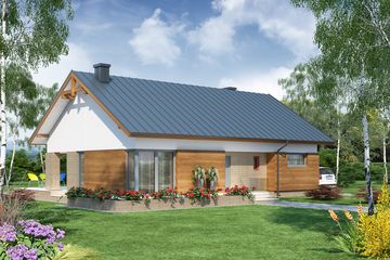  Projekt domu Duris 3 (WRW1139) - projekt domu parterowego - Zdjęcie 1