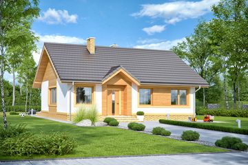  Projekt domu Sezam (WOF1026) - projekt domu parterowego - Zdjęcie 2