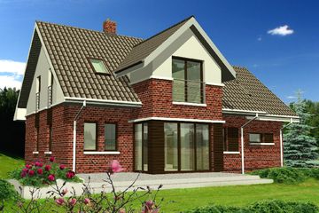  Projekt domu TK10GL1 (WAK1006) - projekt domu parterowego z poddaszem - Zdjęcie 2