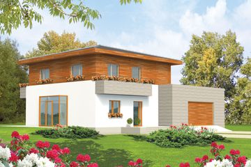 Projekt domu Dao G2 (WRC1938) - projekt domu z pełnym piętrem - Zdjęcie 1