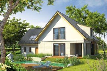  Projekt domu Edit G1 (WRC1939) - projekt domu parterowego z poddaszem - Zdjęcie 1