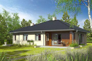  Projekt domu Manuela II G1 (WRC1944) - projekt domu parterowego - Zdjęcie 1