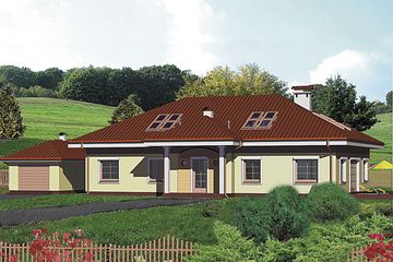  Projekt domu Arton (GWB1000) - projekt domu parterowego - Zdjęcie 1