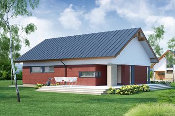  Projekt domu Midas 3 (WRW1146) - projekt domu parterowego - Zdjęcie 1