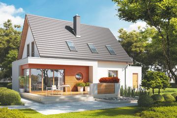  Projekt domu Ernest G1 (WRC2122) - projekt domu parterowego z poddaszem - Zdjęcie 1