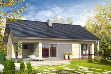  Projekt domu Tori III G1 (WRC1969) - projekt domu parterowego - Zdjęcie 1