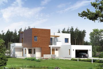  Projekt domu Freya 2 (BSA1523) - projekt domu z pełnym piętrem - Zdjęcie 1