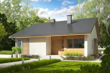  Projekt domu Rafael II bianco (WRC1978) - projekt domu parterowego - Zdjęcie 1