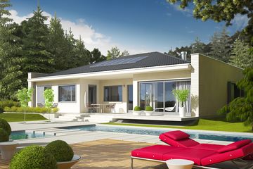  Projekt domu Marlon III G1 (biały) bianco (WRC1986) - projekt domu parterowego - Zdjęcie 1